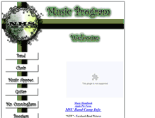 Tablet Screenshot of music.napoleonschools.org